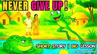 NEVER GIVE UP Motivation Story | Two #Frogs Story of Hope | Moral Stories in English | #Storytelling