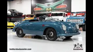 Реплика Porsche Speedster 1957 года &mdash; двигатель 2332 куб. см &mdash; цвет &laquo;Аквамариновый синий металлик...