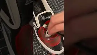 EYE-conic custom painted Vans using Angelus Paint