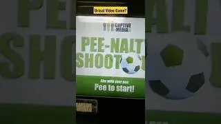 Urinal Video Game?! In an Arizona Truck Stop! #Arizona #urine #truckstop #videogame #funny