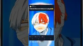 Todoroki discovers Endeavor crying 😱🤫 | #myheroacademia #edit #amv #mha #anime