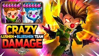 50К УРОНА ЛЮШЕН И БЛЮШЕН - Summoners War