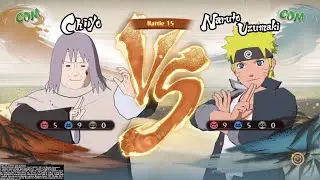 Naruto Shippuden Ultimate Ninja Storm 4 CPU: Chiyo vs School Naruto