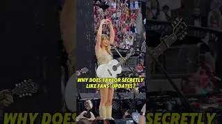Why does Taylor secretly like fans' updates?#gossip #viral #taylorswift #shortvideos