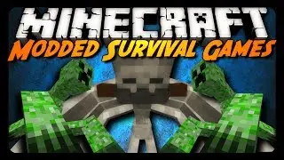 Minecraft: MODDED SURVIVAL GAMES 1! - AntVenom POV (Mutant Creatures)
