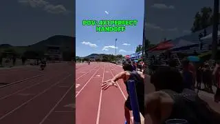 The Perfect 4x100 Handoff 🔥