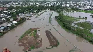 Extended Drone Flight of Flooding around The Precinct, Idalia (4/02/2019)