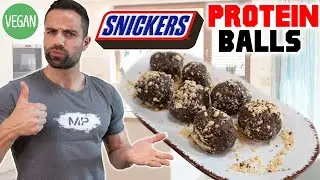 Köstliche PROTEIN Snickers Balls | Vegan & Top Nährwerte