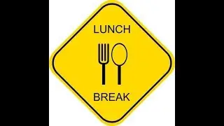 1 hour lunch Break Clock /Timer