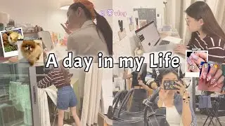 日常vlog ✨ 搬家后第一个vlog🏡 新年战甲💜💅 到各种家具店淘饭桌 | 带客人看房👩🏻‍💼 开启独自生活的人生🫶🏻