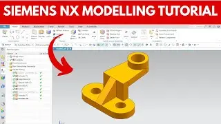 How to Model a Mechanical Block in Siemens NX | Step by Step Tutorial (Beginner Friendly)