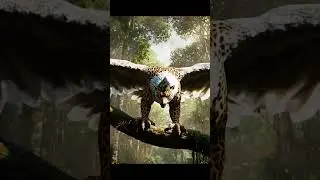 Jaguar + Harpy Eagle = RAINFOREST GOD 🐆🦅💀 #Shorts