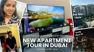 Dubai Apartment Tour 2025 | Moving to Lawnz by Danube | Full Move-In Vlog | Ajanya Arts