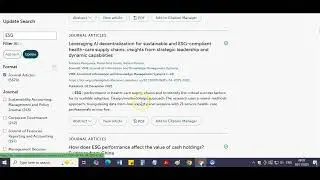 Accessing and downloading article journal from Emerald eJournal Management database