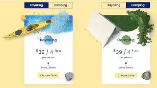 3d Card Flip Animation Using Css &  Javascript Tutorial | Coding Forward