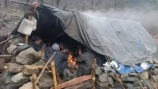 Most Peaceful Nepali Mountain Village Lifestyle | Organic Food Cooking in Countryside | Village Life