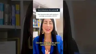 Assinei a rescis&atilde;o! Em quantos dias recebo o FGTS? 💰⚖️ #DireitosTrabalhistas