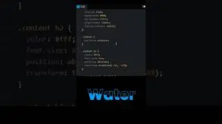 Create Water effect using 