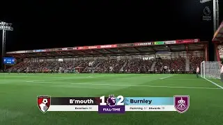 Bournemouth Vs Burnley - Premier League 25/26 - FC 26 Game Play