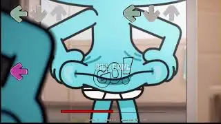 Gumball in Friday Night Funkin vs Darwin | Epic face )) fridaynightfunkin | Zavodila | FnF