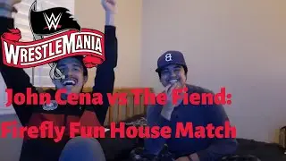 Wrestlemania 36 Night 2 Reactions - John Cena vs The Fiend (Firefly Fun House Match)