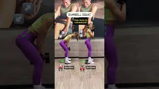 ATIVA&Ccedil;&Otilde;ES MUSCULARES Agachamento com Halteres | Treino de Gluteos