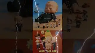 Boss Baby X coffin dance cover Tiles hop edm rush #shorts