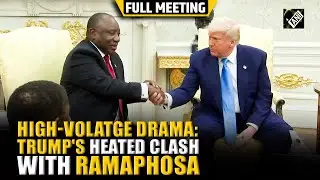 Heated Clash again in White House! US Prez Donald Trump argues with South Africa's Cyril Ramaphosa