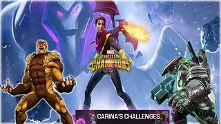 Марвел Битва Чемпионов | Челлендж Карины | Сабля VS Лабиринт Легенд | От Crusher777