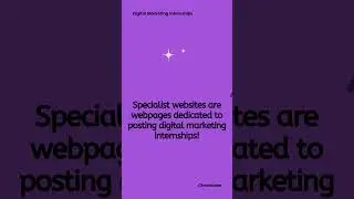 How to find Digital Marketing Internships | Charmaine #shorts #digitalmarketinginternship
