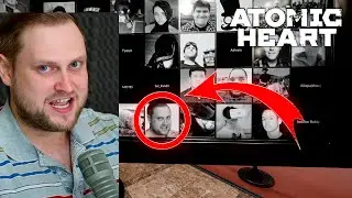 Фотография Куплинова в Атомик Харт / Куплинов на доске почета в Atomic Heart