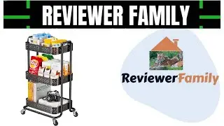 3 Tier Rolling Utility Cart, Heavy-Duty Metal Rolling Carts with Wheels