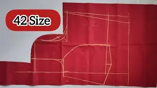 Perfect 42 Size Katori Blouse Cutting | Katori Blouse Cutting Easy Method 