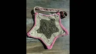 Watermelon star bag 🍉 I have a market coming up :)⭐️ insta/tiktok uli_oooo #crochet #handmade #star