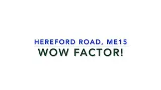 Hereford road OIEO: &pound;265,000