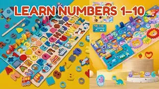 Learn Numbers 1 to 10 with Toys | Counting Fun for Kids and Toddlers