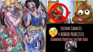 Diamond Painting Factory Haul | 4 Horror Princess |Redemption Arc or Repeat Heartbreak?
