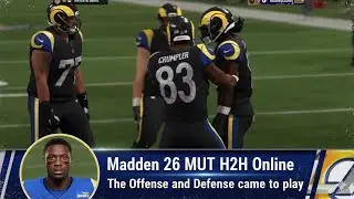 Madden 26 MUT H2H Online - The Offense and Defense came to play