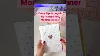 Flip thru @AshleyShelly Monthly Planner