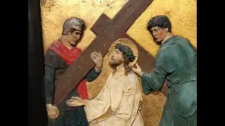 The Second Station of the Cross: Jesus receives his cross