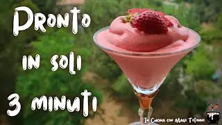 Come fare il SORBETTO ALLA FRAGOLA senza Zucchero