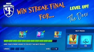 Mini BasketBall - Win Streak Final For The Deer x2! Level Up!