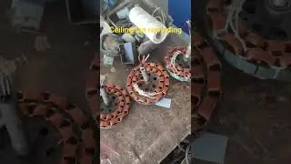 Ceiling fan rewinding