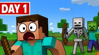 Noob's First Day in Minecraft &ndash; Total Disaster!