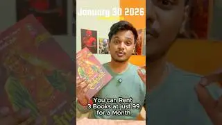 Best Offer : To rent 3 books for a month at just 99 Rs @TiedBooks
