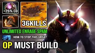 This is a MUST Build on Infinite Ursa Enrage +1052 GPM Brutal 1v5 Tank Carry Octarine Dota 2