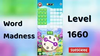 Word Madness Level 1660 Answers 🧠🔥 | All Correct Words Revealed!