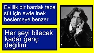 Oscar Wilde Sözleri