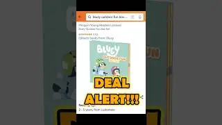 DEAL ALERT!!! Bluey Outdoor Fun Box Set on Amazon! Super Deal!
