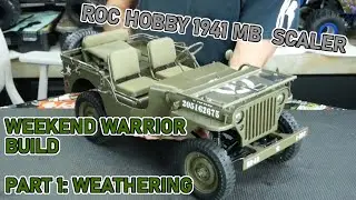 ROC HOOBY RC 1941 MB SCALER WEEKEND WARRIOR BUILD: PART 1: Weathering